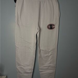 Women’s White Champion Sweatpants